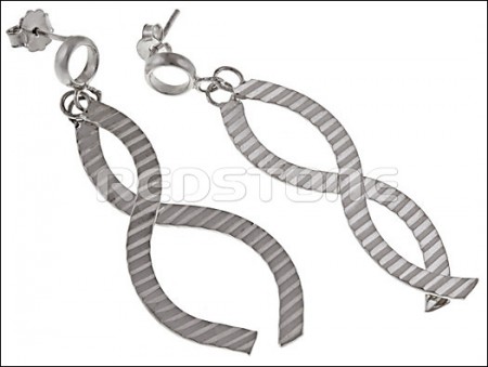 Stella - strieborné náušnice 925